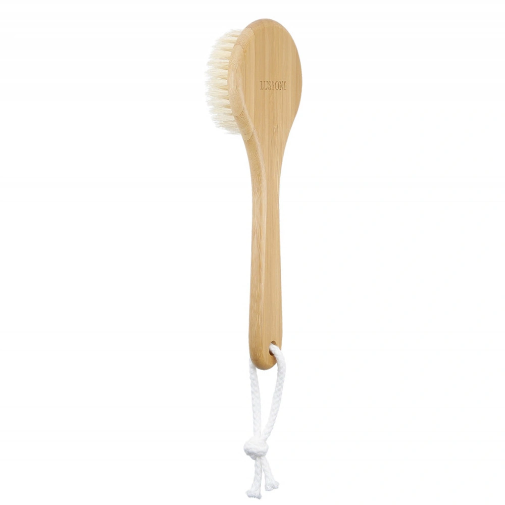 Lussoni SC Bamboo Natural Body Brush With Handle képe 1